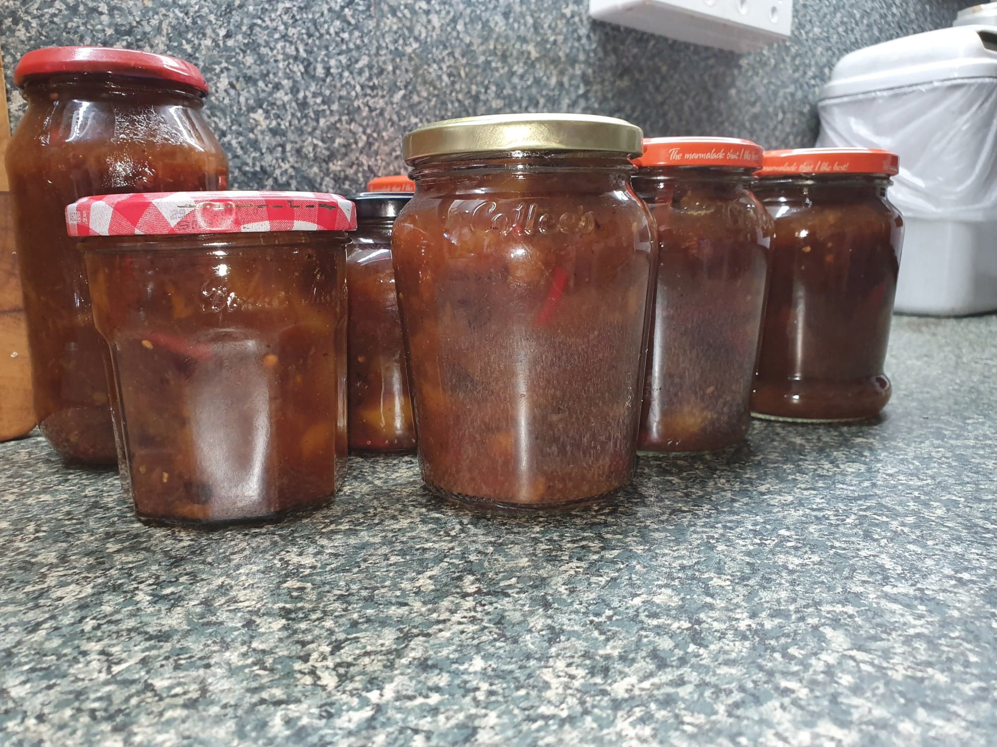 an image of Jars Of Spicy Mango Chutney